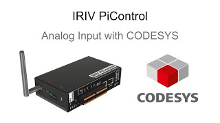 Analog Input with IRIV PiControl and CODESYS iriv cm4 codesys [upl. by Zared]