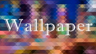 Photoshop CC Efecto de Pixelacion Triangular Tutorial Wallpaper [upl. by Eilyk]