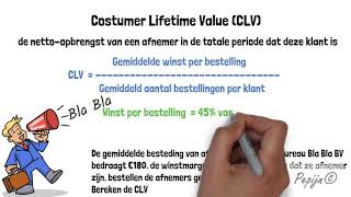 Effectiviteit berekenen kosten en opbrengsten promotie en customer lifetime value [upl. by Bear143]