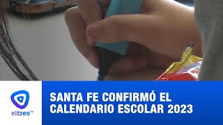 Cómo será el calendario escolar 2023 en Santa Fe [upl. by Alaek]