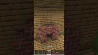 Minecraft Kamin mit Asche bauen  Build Hacks shorts [upl. by Zaller]