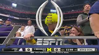 NCAAF 2022 CFP Semifinal Fiesta Bowl  TCU Horned Frogs vs Michigan Wolverines [upl. by Adnohsirk617]