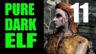 Skyrim PURE DARK ELF Challenge Run Walkthrough Part 11 Gallows Hall amp the Paralyze Spell [upl. by Bevis59]