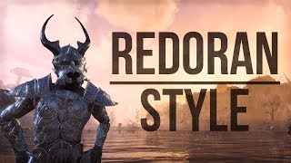 ESO Redoran Motif  Armor amp Weapon Showcase of the Redoran Style in The Elder Scrolls Online [upl. by Kresic187]