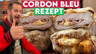 Cordon Bleu selber machen  Fleisch richtig panieren Schritt für Schritt Anleitung [upl. by Onairotciv68]