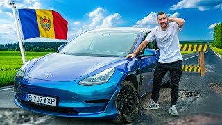 Miam rupt Tesla in Republica Moldova… 🇲🇩 Vlog [upl. by Lamdin]