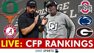 College Football Playoff Top 25 Rankings 2024 LIVE [upl. by Htide]