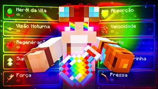 POSSO TER EFEITOS INFINITOS NO MINECRAFT  Minecraft Absurdo [upl. by Latsyrhc]