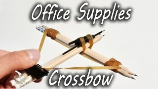 How to Make Office Supplies Crossbow [upl. by Dragde742]