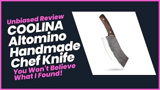 COOLINA Altomino Handmade Chef Knife Review The Ultimate Cutting Power Slice Through Anything [upl. by Uzziel]