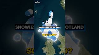 Whats the Snowiest City in Scotland london ukinnovation glasgow map scotland viralvideo [upl. by Noeled]