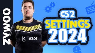 ZywOo  CS2 SETTINGS 2024  SENSITIVITY CROSSHAIR VIDEO SETTINGS VIEWMODEL amp EQUIPMENT [upl. by Warwick]