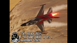 Block C  Qualifiers  VVFA41 Black Aces  F16 1v1 Guns Only [upl. by Anaibaf]