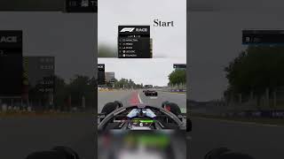 Overtaking outside the track formula1 f1 careermode f124 [upl. by Rubel]