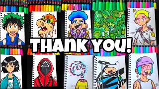 NashVibes  My Satisfying Art Compilation Thank You for 1 Million [upl. by Eintruok]