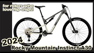 2024 Rocky Mountain Instinct A30 review another flip chip and an awesome design Details Specs [upl. by Naziaf305]