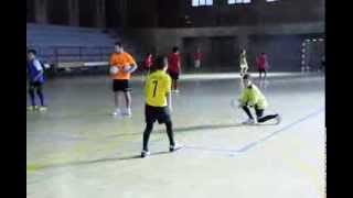 Entrenamiento de Porteros de Futbol Sala  Recepcion de Balon en Posicion de Cruz [upl. by Aimik208]