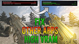 How To Fix Modern Warfare 3 OTHER APPS High VRAM Usage Performance Issues on PC Warzone 3 [upl. by Domel840]