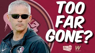 FSU Football TOO FAR GONE with Mike Norvell  Jeff Cameron Show  Warchant TV FSU [upl. by Quennie]