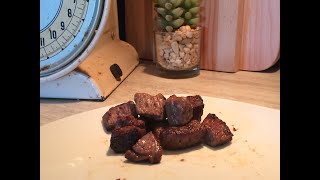 How to make the best venison steak bites in a pan [upl. by Patrizio621]