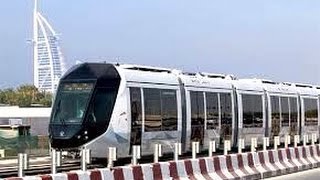 Dubaj Marina  دبي مارينا  Tramwaj w Dubaju  Dubai Tram  ZEA  Zjednoczone Emiraty Arabskie [upl. by Opiuuk]