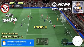 🤩FIFA 16 MOD 24 android apk  data Obb Mediafire BIG UPDATE V4 [upl. by Oicelem]