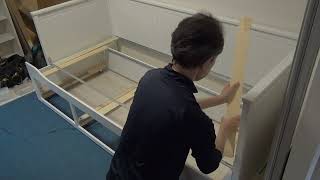 Part3 How to assemble IKEA HEMNES Day BED29521504 [upl. by Gen]