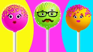 Cake Pop Finger Family  More Finger Family Songs For Kids [upl. by Maclay]