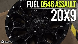 FUEL ASSAULT D546 GLOSS BLACK MILLED 20x9 [upl. by Anits]