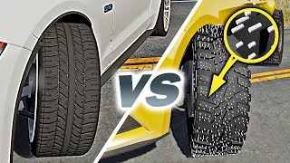 Studded VS NonStudded Tires 2  BeamNG Drive [upl. by Eikciv131]