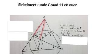 Euklidiese sirkel meetkunde Graad 116 wiskdou [upl. by Younger]