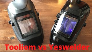 Yeswelder vs Tooliom Welding Helmet Comparison [upl. by Cass]