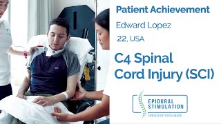 Edward Lopez  Patient Achievement Video  C4 Spinal Cord Injury [upl. by Euk]