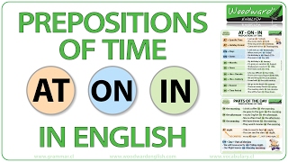 AT ON IN  Prepositions of Time in English [upl. by Kent]