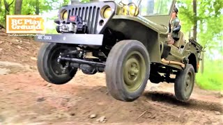 RC Car Willys Jeep ROC Hobby 1941 MB Scaler Metal Grill amp Front Bumper HtechCustomInstagram [upl. by Siravrat602]