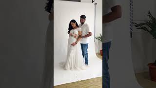 Maternity Photoshoot BTS White Gwone  Best Maternity Photographer in Nashik [upl. by Adar920]