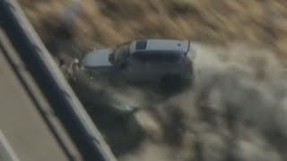 Police chase allegedly stolen car through Southern California [upl. by Harehs]