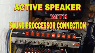 HOW TO CONNECT ACTIVE SPEAKER TO CROSSOVER \ POWERED SPEAKER TO CROSSOVER CONNECTION \ PINOY VLOG [upl. by Eudosia]