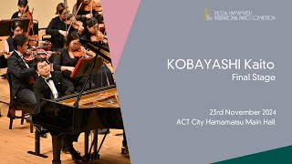 KOBAYASHI Kaito Final Stage the 12th Hamamatsu International Piano Competition [upl. by Harrell]