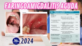 RM 24  Infectología Pediátrica Faringoamigdalitis Aguda Estudios M Y C [upl. by Irv216]