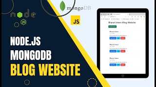 Create Blog Website with NodeJS amp MongoDB🚀 StepbyStep Tutorial  CodeKing6  Source Code  2024 [upl. by Gillian]