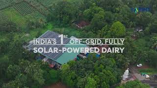 India’s First OffGrid Fully Solar Dairy  200 Kw Solar Plant  Kerala  Sapins Dairy [upl. by Kraus]