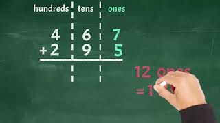 3Digit Addition with Regrouping  3rd Grade  ESP [upl. by Joan]