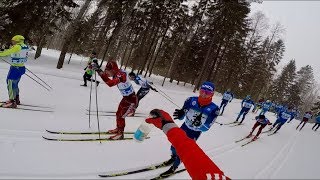 Чемпионат России 2018 Сыктывкар Скиатлон Моменты гонки Белов Спицов Устюгов [upl. by Suki]