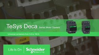 TeSys Deca eCommerce Video  Schneider Electric [upl. by Eladnwahs]