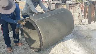 Pipe concrete construction expert made as hand youtube construction concrete [upl. by Masao]