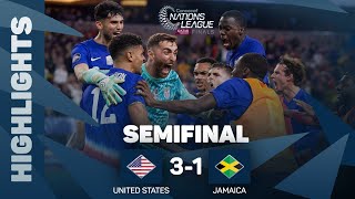 Highlights  United States vs Jamaica  202324 Concacaf Nations LeagueSemifinal [upl. by Palermo]