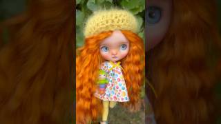 blythe custom doll muñeca handmade barbie frozen kawaii toys cute carving redhair blyth [upl. by Nagad136]