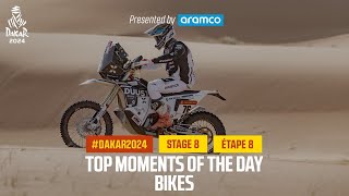 Bikes Top moments  Stage 8  Dakar2024 [upl. by Rella]