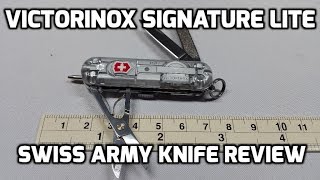 Victorinox Signature Lite Swiss Army Knife Review [upl. by Theodore]